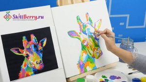 Рисование акрилом. Пример видеоурока