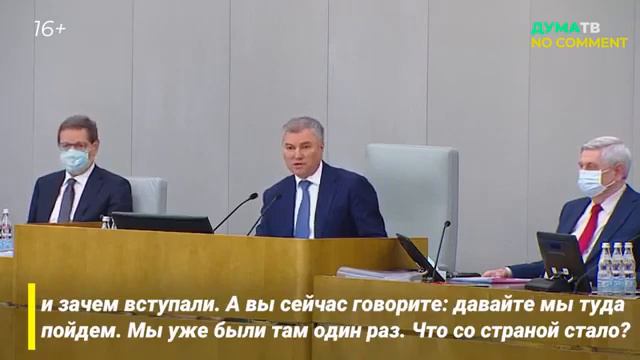 Председатель Госдумы Володин В.В: 