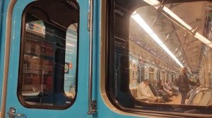 Нижегородский метрополитен: поездка по Сормовско-Мещерской линии на 81-717/714 "Номерной"