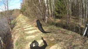Ловля Ротана на лесном озере на "джиг - вэки"!