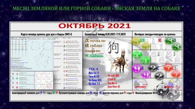 Бацзы.  -  Общие тенденции месяца земляной собаки - ч. 1.