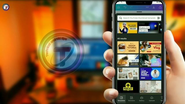 How to create YouTube video thumbnail with canva  APK
