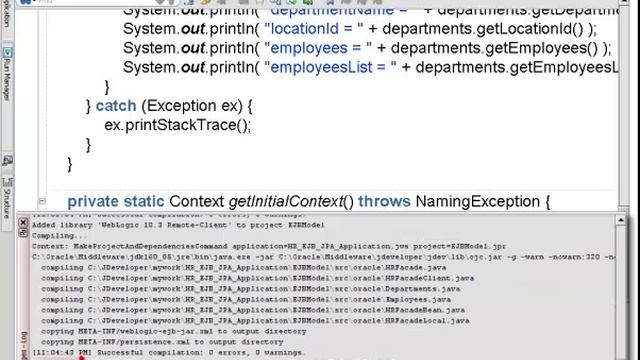 3 2 JavaServer Faces, EJB, JPA,Creating the Data Model and Testing It Oracle JDeveloper with Ora смотреть онлайн