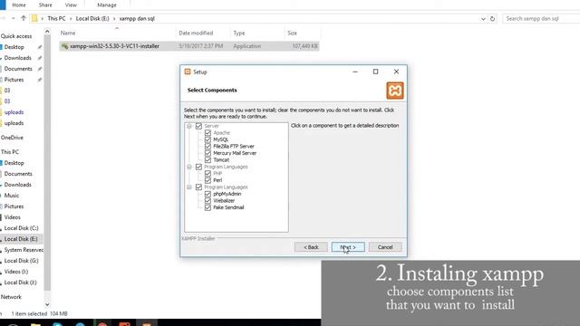 install xampp on windows 10