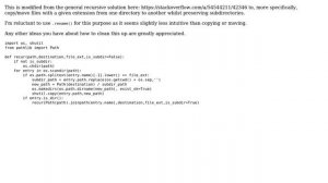 Code Review: Recursive os.scandir() for copying/moving files preserving subdirectories