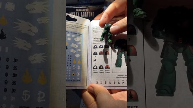 Warhammer 40k Salamanders Upgrades - Adrax Agatone + Abziehbilderbögen Salamanders Primaris endlich смотреть онлайн