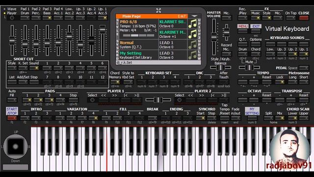 Mənə naz etmə gəl - KORG PA4X - PC смотреть онлайн