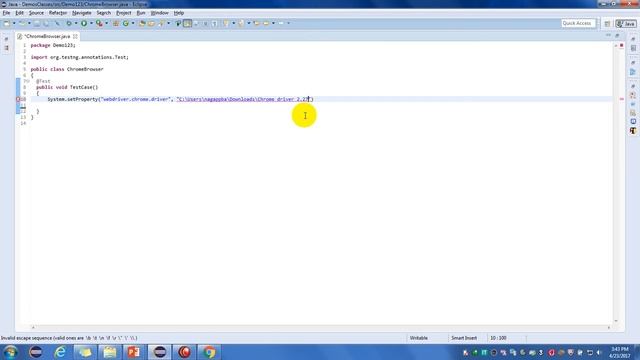 Selenium Tutorial for Beginners || How to run Selenium WebDriver test cases in Chrome?