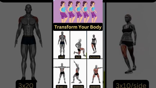 Total-Body Workout for Weight Loss, Strength and Endurance / No Equipment