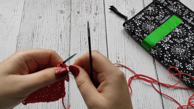 МК Красивый край изделия. Вязание спицами. смотреть онлайн