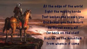 Toss A Coin To Your Witcher (Lyric Video)