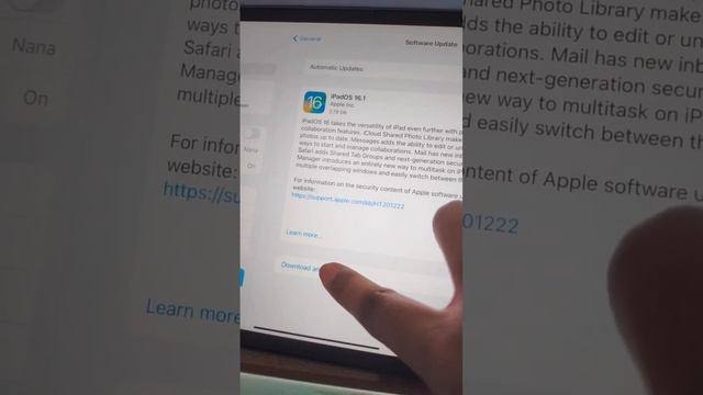 IT’S FINALLY HERE ? Here's how to update to newest iPadOS 16.1 on iPad Pro M1 Chip 11" inch