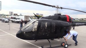Вертолет Bell 505 Jet Ranger X на выставке "HeliRussia-2019" в Крокусе/ Москва/ Helicopter/