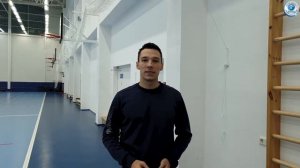 Волейбольная тренировка с резиновым экспандером (жгутом)