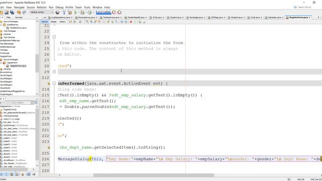 06 – Java Graphical User Interface (GUI) – Register Form – Desktop App – Part02 – شرح جافا смотреть онлайн