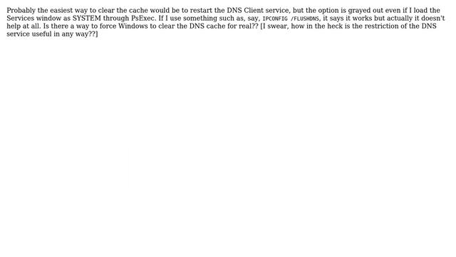 How do I clear the DNS cache in Windows 10 version 1709? смотреть онлайн