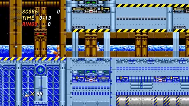 ? Sonic 2 HD - Death Egg Zone - Debug Mode (Sonic & Tails) смотреть онлайн