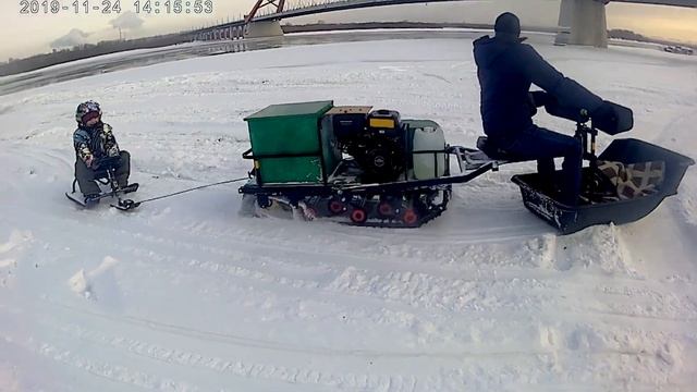 Мотобуксировщик Щукарь и снегокат ) смотреть онлайн