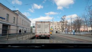 Moscow spring driving (Moscow, Russia, 14 march 2022)