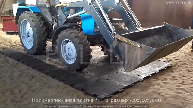POLPLIT   полимерпесчаная плитка выдержит автомобиль?!
