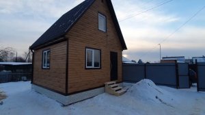 Каркасный дачный дом 5х5м от компании Лесное раздолье Омск