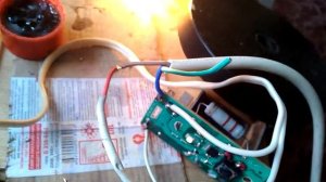 тестирвание регулятора на тиристоре от пылесоса