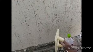 Как наносить мюнхенскую штукатурки выводить дождик!