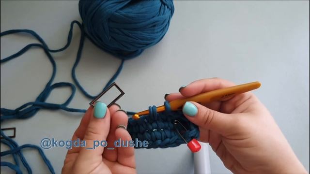 Мини-сумка крючком за два часа! Сумочка для телефона крючком! Сумка из трикотажной пряжи!