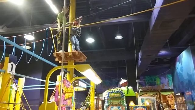 ТК "Планета" Новокузнецк. Тарзанка детская. смотреть онлайн