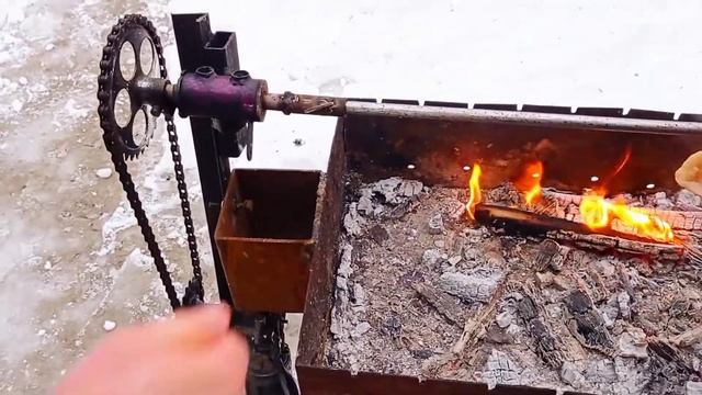 Курица гриль на мангале на эектровертеле. Маринад для вкуснейшей курочки.