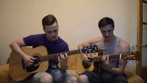 Жуки - Батарейка (на гитаре)