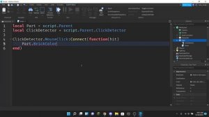 Roblox Studio : How to make a script that changes the part color when you click it