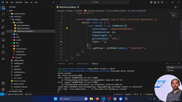 TOTP Generator using UI5 & ODATA | ODATA Learning Series смотреть онлайн