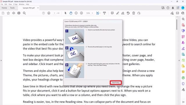How to Print on Both Sides of the Page in Adobe Acrobat and Acrobat Reader смотреть онлайн