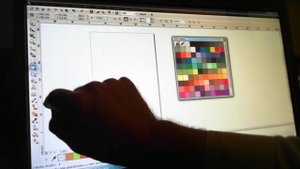 CorelDraw и сенсорный монитор