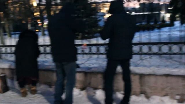 Кормление бездомных в Воронеже