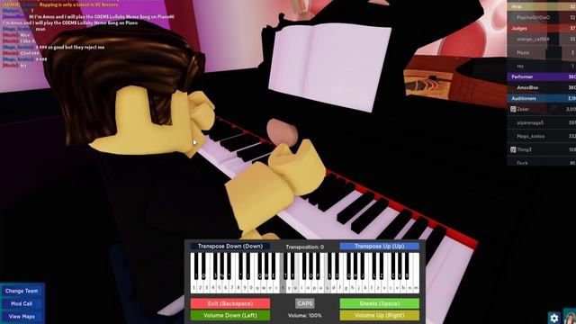 ? COEMS Lullaby | Roblox Got Talent (Piano Cover) смотреть онлайн