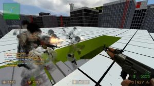 Counter Strike Source Zombie Escape mod online gameplay on Mirrors Edge Reborn map