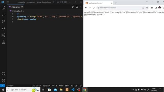PHP#17 PHP Introduction to array bangla tutorial