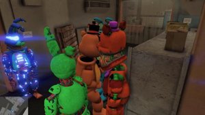 ГТА 5 ФНАФ АНИМАТРОНИКИ - КАК КОШМАРНЫЕ АНИМАТРОНИКИ И ФРЕДДИ СПАСАЛИ ЧИКУ ОТ КЛОУНОВ! GTA 5 МОДЫ