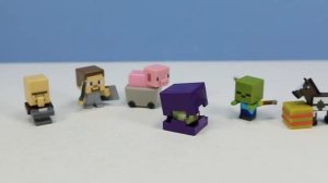 Minecraft Mini-Figure End Stone Series 6 Mystery Boxes Collection Review & Codes