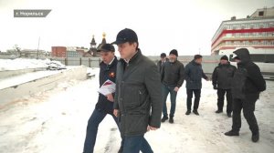 МИХАИЛ КОТЮКОВ ОСМОТРЕЛ ОБЪЕКТЫ СТРОИТЕЛЬСТВА И РЕНОВАЦИИ НОРИЛЬСКА