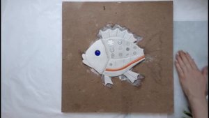 Мастер-класс объемная картина "Рыба" в стиле стимпанк