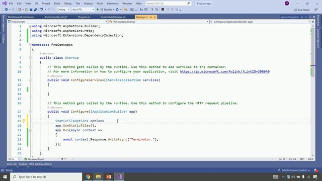 Part 9. Static Files in ASP NET Core. | How Microsoft improve performance of static files handling.