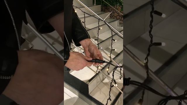 Обзор на светодиодную гирлянду/Гирлянда Бахрома