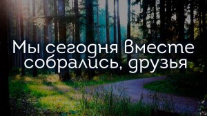 Мы сегодня вместе собрались друзья | Александр Сёмов