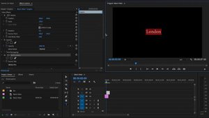 Как сделать текст на черном фоне в Adobe Premier Pro? (добавляем тайтл)