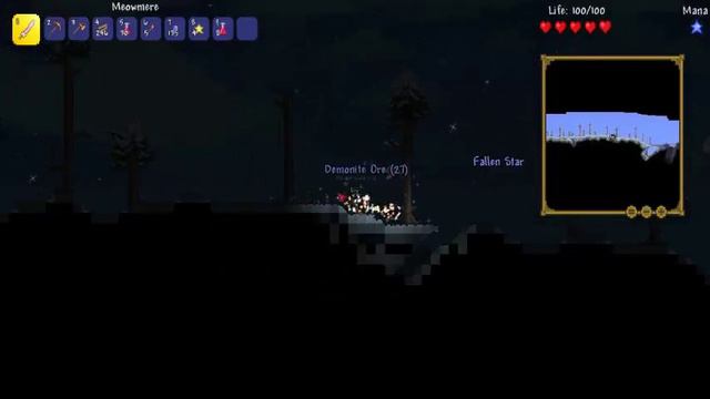 Terraria 2 Первые боссы Скелетрон и Пожиратель миров