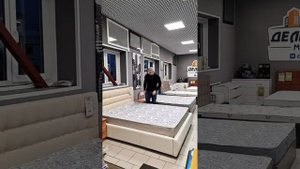 мягкая кровать с ортопедическим основанием