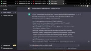 Chat GPT para Excel